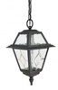 Su-ma lampa wisząca zewnętrzna Witraż E27 czarna/patyna IP43 K 1018/1/N