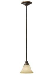Elstead lampa wisząca Cello E27 brązowa HK-CELLO-P-A