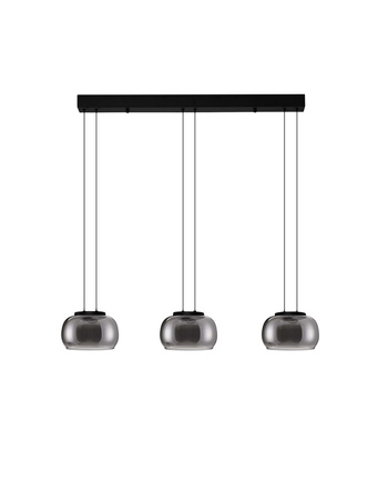 Luces Exclusivas lampa wisząca LED Huarmey ściemnialna 25W 1515lm 3000K IP20 czarno/szara LE44843