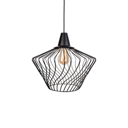Nowodvorski lampa wisząca Wave E27 czarna 8858