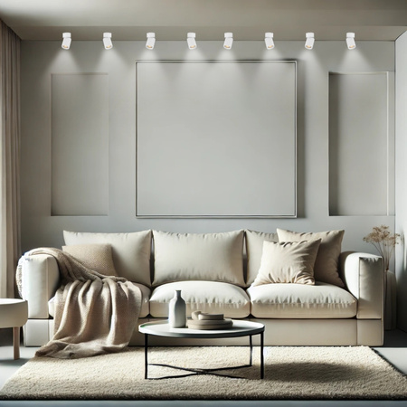 Luces Exclusivas lampa sufitowa LED Galvez GU10 1x10W IP20 biała LE44406