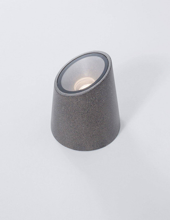 Luces Exclusivas lampa stojąca zewnętrzna Cuernavaca GU10 szara 16cm IP65 LE71587