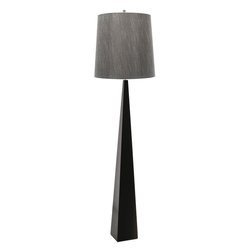 Elstead lampa podłogowa Ascent E27 czarna 181cm ASCENT-FL-BLK