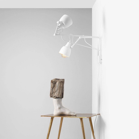 Aldex kinkiet Soho 2xE27 biały 1002D