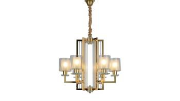 Lumina Deco żyrandol / lampa wisząca Manhattan 6xE27 złota LDP 8012-6 (GD)