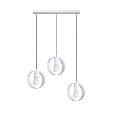 Sollux lampa wisząca Titran 3xE27 biała SL.1138