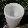 Nowodvorski ślampa stojąca zewnętrzna (świecąca donica) Flowerpot M E27 biała 70cm IP44 9712