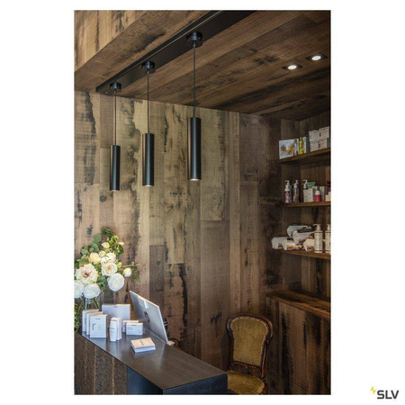 SLV lampa wisząca Enola B PD-1 GU10 czarna 151850