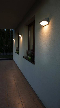 Su-ma kinkiet zewnętrzny Nelly TE27 srebrny IP54 TO2008AL