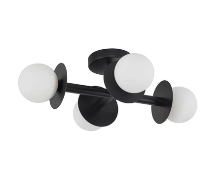 Luces Exclusivas plafon Uruapan 4xG9 czarny LE42887