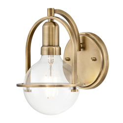 Quintiesse kinkiet Somerset E27 mosiężny QN-SOMERSET1-C-HB