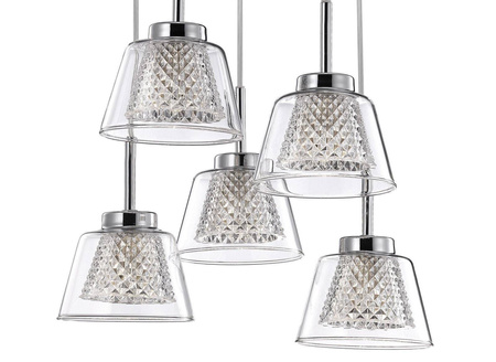 Luces Exclusivas lampa wisząca Yopal 5xG9 przezroczysta LE41833
