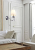 Candellux kinkiet Ruti E14 beżowy/chrom 21-58706