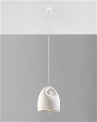 Sollux lampa wisząca Bukano E27 biała SL.0842