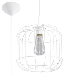 Sollux lampa wisząca Celta E27 biała SL.0295