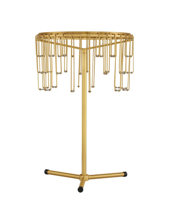 Luces Exclusivas lampa stołowa LED Huaraz ściemnialna Ø 30 cm 16W 1092lm 3000K IP20 wys. 46 cm złota LE44718