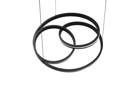 Trio lampa wisząca LED Yara 60W 7200lm 2300/3000/4000K czarna 326210132