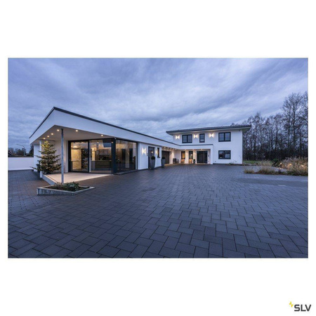 SLV kinkiet zewnętrzny LED Logs 10W 420lm 3000K antracytowy IP44 232105