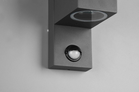 Trio kinkiet zewnętrzny z czujnikiem ruchu Roya 2xGU10 antracytowy IP54 214269242