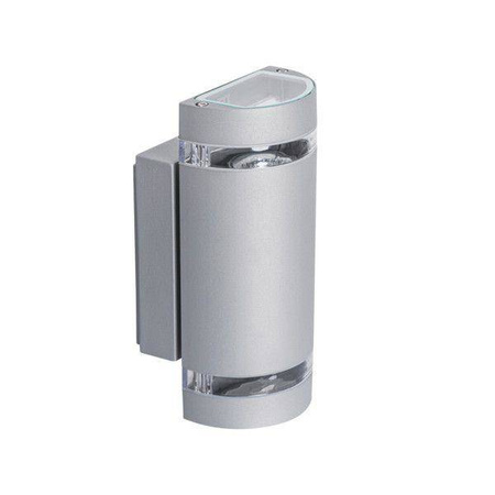 Kanlux kinkiet zewnętrzny Zew 2xGU10 szary IP44 22443