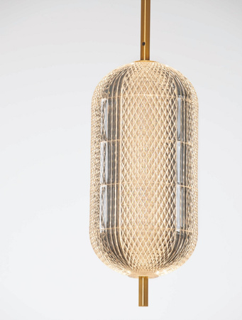 Luces Exclusivas lampa wisząca LED Tipuani ściemnialna Ø 15 cm 17W 1451lm 3000K IP20 złota LE44626