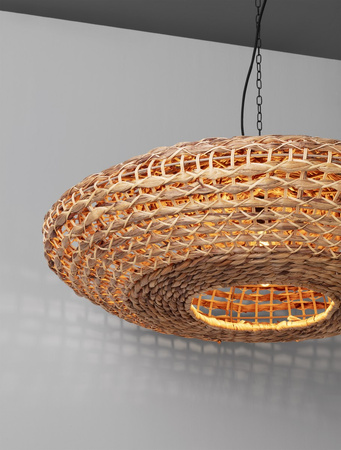 Luces Exclusivas lampa wisząca LED Guardia Ø 81,5 cm E27 1x12W IP20 naturalna LE44579