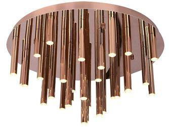 Maxlight plafon LED Organic 33x(1W 60lm 3000K) 33W 1980lm ściemnialny miedziany Ø60cm C0093D