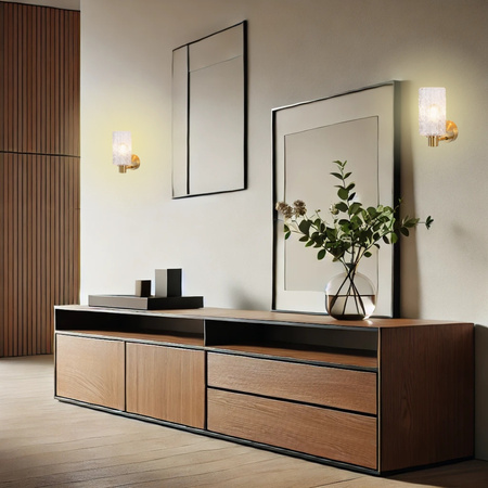 Luces Exclusivas kinkiet LED Oroya Ø 12,5 cm E27 1x12W IP20 złota LE44339