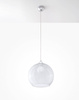 Sollux lampa wisząca Ball E27 transparentna SL.0248