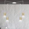 Emibig lampa wisząca Traker 4 4xGU10 biało/złota 527/4