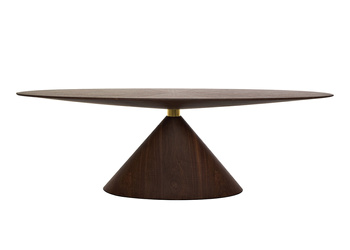 King Home Stół UFO orzech / naturalny fornir KH1501100291