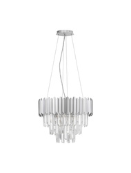 Luces Exclusivas lampa wisząca LED Acaten Ø 50 cm E14 6x5W IP20 chrom LE43574