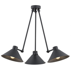 Argon żyrandol / plafon Altea 3xE27 czarny 1452