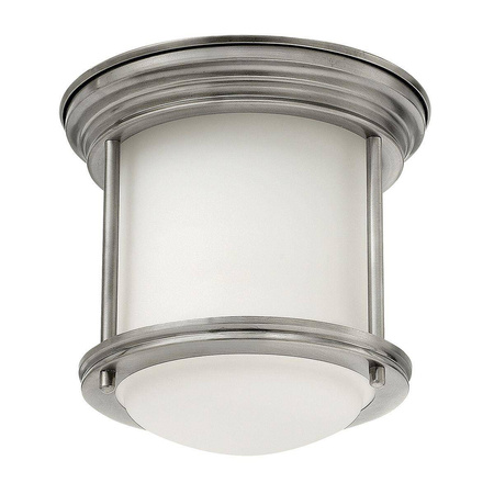 Quintiesse plafon łazienkowy Hadrian E27 nikiel IP44 QN-HADRIAN-MINI-F-AN-OPAL