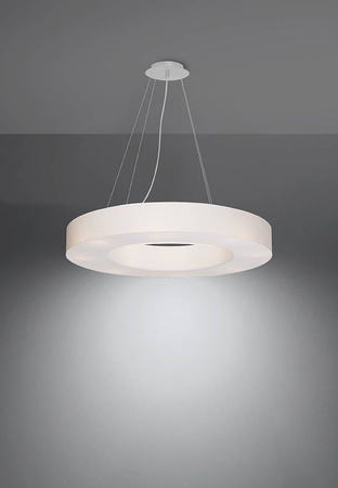 Sollux lampa wisząca Saturno Slim 70 6xE27 biała SL.0753