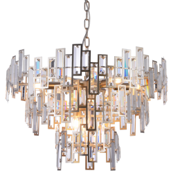 CosmoLight żyrandol / lampa wisząca St Petersburg 9xE14 złota P09158CP