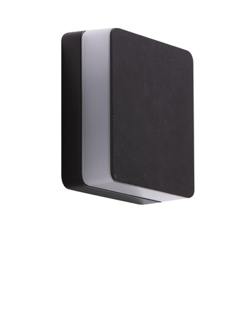 Azzardo kinkiet zewnętrzny LED Enok Square Wall 9W 4000K czarny IP65 AZ4462
