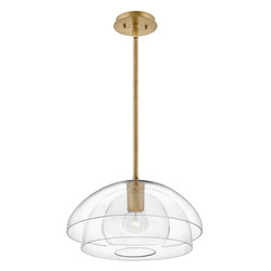 Quintiesse lampa wisząca Lotus E27 mosiężna QN-LOTUS-P-HBR