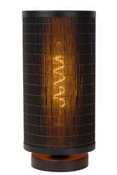 Lucide lampa stołowa Tagalog Ø 15 cm 1xE27 czarna 21529/15/30