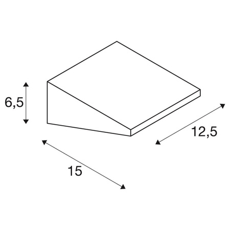 SLV kinkiet zewnętrzny LED Iperi WL 5W 320lm 4000K antracytowy IP44 231315