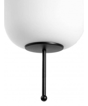 Ummo lampa wisząca Epli B E27 biało/czarna EPB122P0