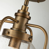 Quintiesse lampa wisząca Triocent E27 mosiężna IP44 QN-TRIOCENT-P-NBR