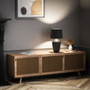 Quintiesse lampka biurkowa Bexley E27 czarna/nikiel QN-BEXLEY-TL-BKPN
