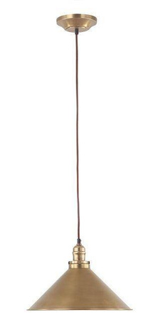 Elstead lampa wisząca Provence E27 mosiężna PV-SP-AB