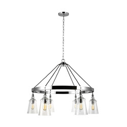 Quintiesse lampa wisząca Loras 6xE27 chrom QN-LORAS6