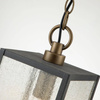 Quintiesse lampa wisząca zewnętrzna Lahden E27 ocynk IP44 QN-LAHDEN8-M-WZC