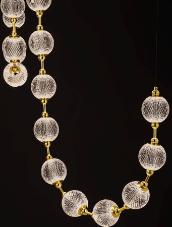 Luces Exclusivas lampa wisząca LED Cana 42W 8137lm 3200K złota LE42697