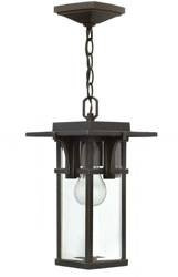 Elstead lampa wisząca zewnętrzna Manhattan (Hk) E27 brązowa IP23 HK-MANHATTAN8-S