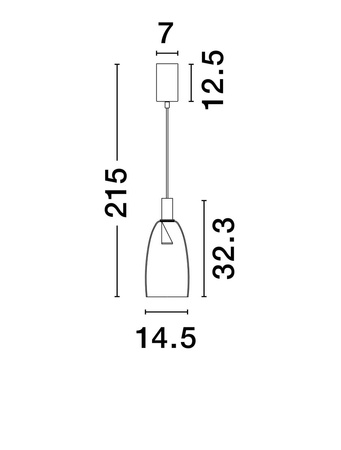 Luces Exclusivas lampa wisząca LED Iquitos Ø 14,5 cm 7W 192lm 3000K IP20 złota LE44847