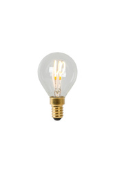 Lucide żarówka LED P45 E14 Filament Ø 4,5 cm ściemnialna 1x3W 2700K transparentna 49046/03/60